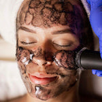 Client receiving a quick 15-minute Hydrafacial at Flash Facial in Dubai Hills Mall — AED 149 walk-in treatment, no booking required