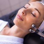 Client receiving a quick 15-minute Hydrafacial at Flash Facial in Dubai Hills Mall — AED 149 walk-in treatment, no booking required